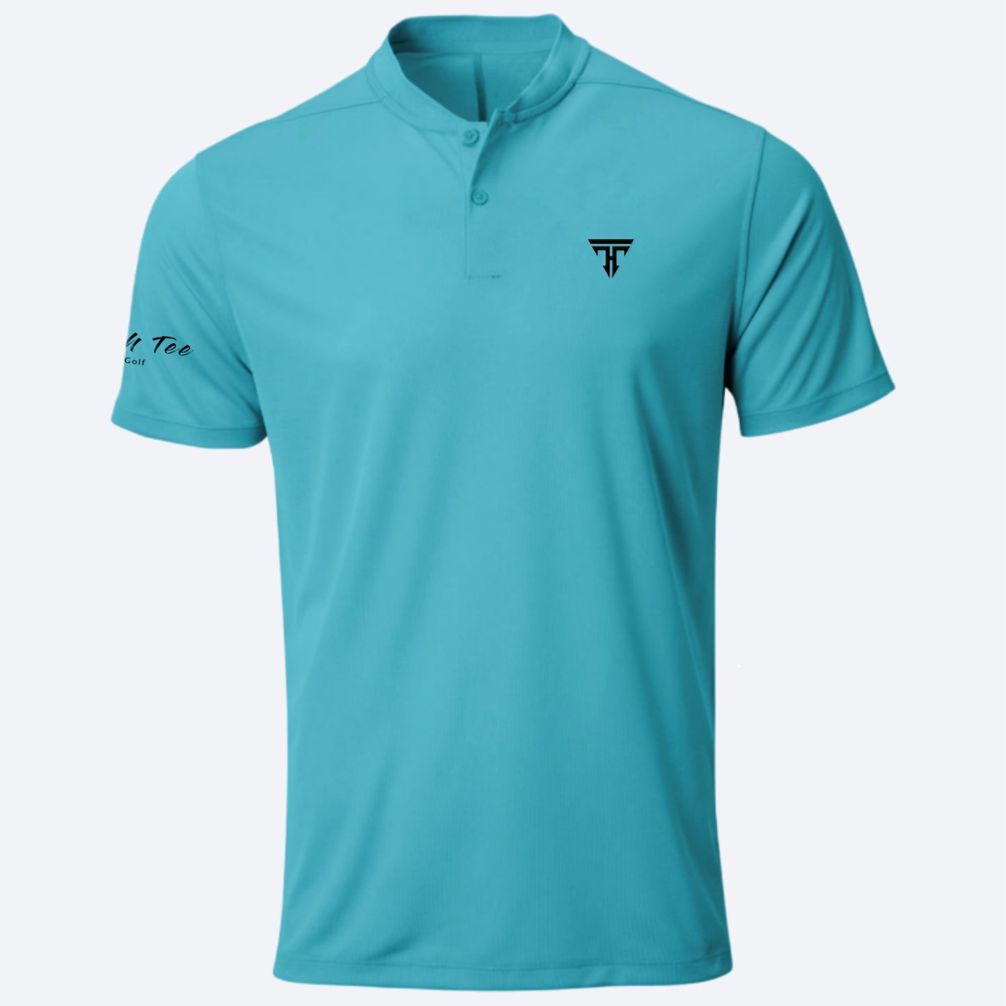 Men's Baby Blue Blade Collar Shirt