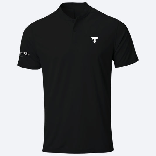 Men's Black Blade Collar Shirt