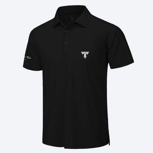 Schwarzes Poloshirt für Herren