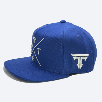 Blue Flat Bill Hat