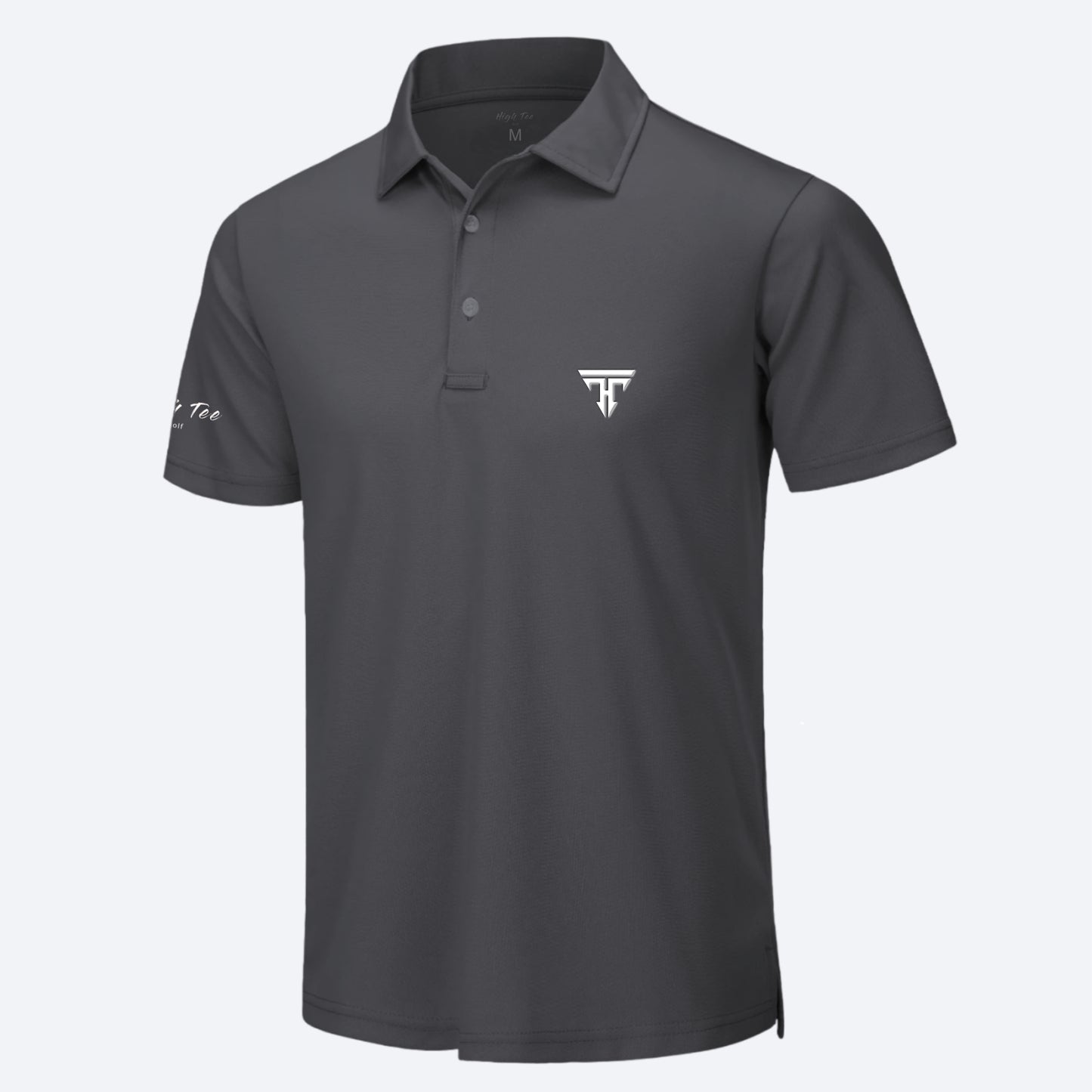 Graues Poloshirt für Herren 