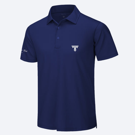 Marineblaues Poloshirt für Herren