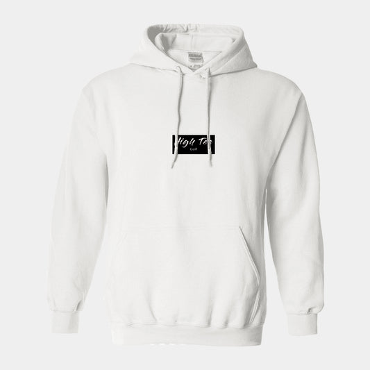 Weißer Hoodie